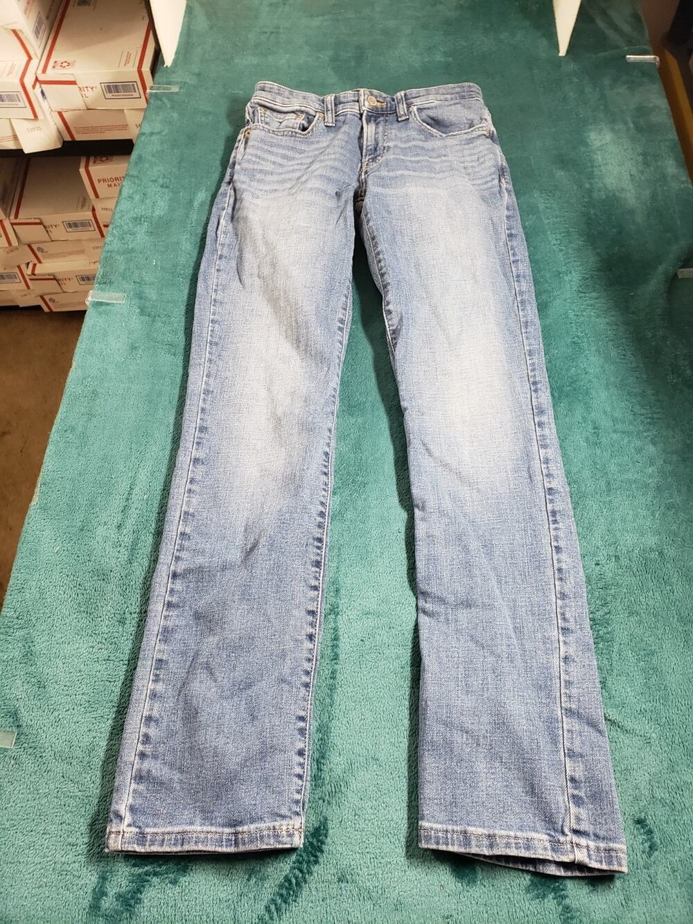 Lucky Brand Jeans Size 2 Womens Blue Stretch Pants Mid Rise Sweet Straight